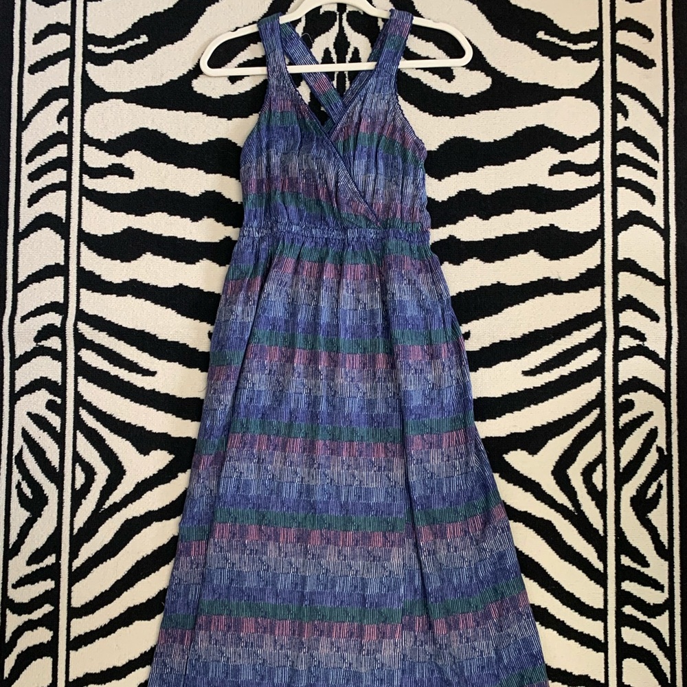 NWOT Universal Thread Linen Maxi Dress w/ Pockets Size XS - Picture 4 of 14